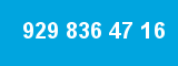 929 836 47 16 929 836 47 16